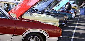 classic cars found at the Auto Show