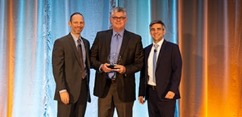 2019 National Community Hero Award Winner Marco Morlani and two men
