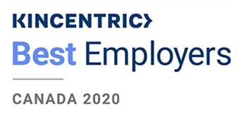 A logo of Kincentric Best Employers 2020