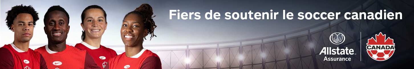 Fiers de soutenir le soccer canadien